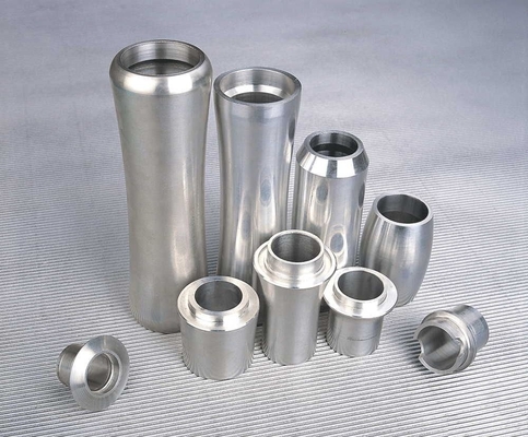 Piezas de torneado modificadas para requisitos particulares manija y conector de aluminio del CNC de la precisión